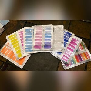 Colorful Nail Wraps Set